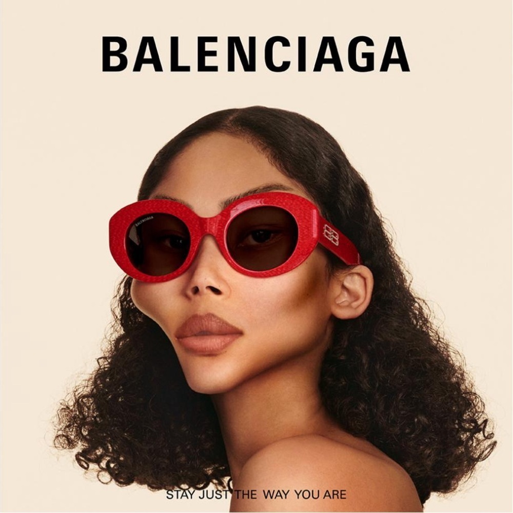 New BALENCIAGA 52MM Cat Eye Sunglasses